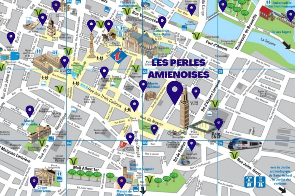 Les Perles Amienoises Gold Pearl Hyper Centre Apartment Amiens Ngoại thất bức ảnh
